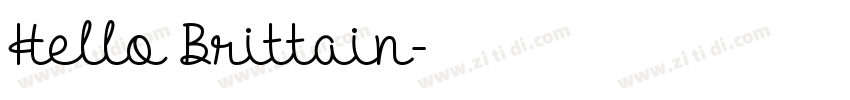 Hello Brittain字体转换